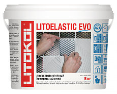 LITOELASTIC EVO 10кг., клей (9.0+1.0kg bucket)