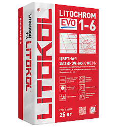 LITOCHROM 1-6 EVO LE 120 жемчужно-серый (25kg мешок)